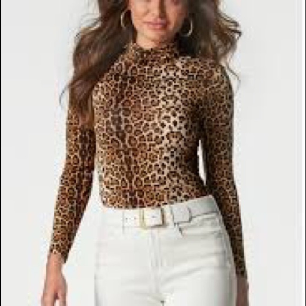 Leopard Long Sleeve Bodysuit